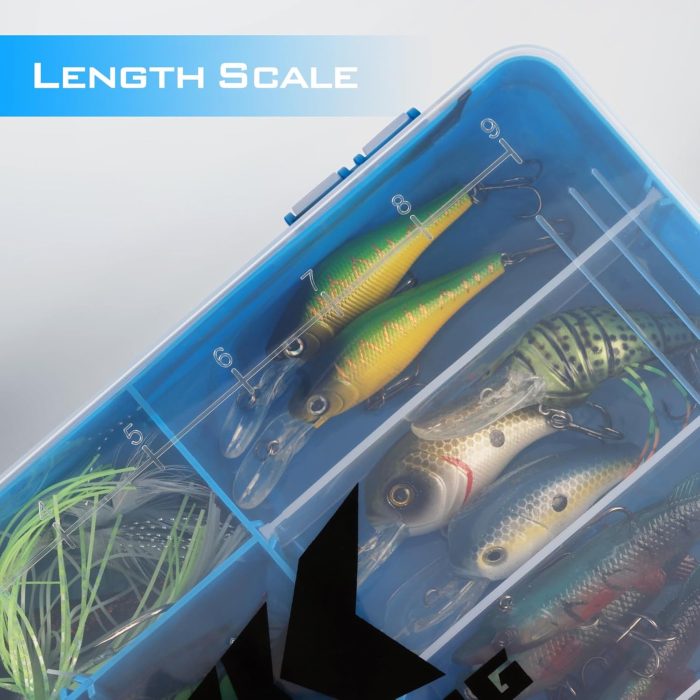KastKing Bait Vault Camouflage Tackle Box, Plastic Tackle Trays, Fishing Tackle Box Storage Organizer with Removable Dividers, 2 Packs /4 Packs Lure Boxes Terminal Tackle Storage - Image 3