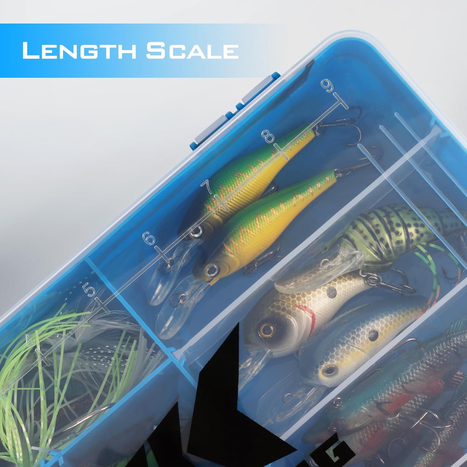 KastKing Bait Vault Camouflage Tackle Box, Plastic Tackle Trays, Fishing Tackle Box Storage Organizer with Removable Dividers, 2 Packs /4 Packs Lure Boxes Terminal Tackle Storage - Image 3